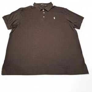 Polo Ralph Lauren Men's Classic Fit Short Sleeve Polo Shirt - Black - XL
